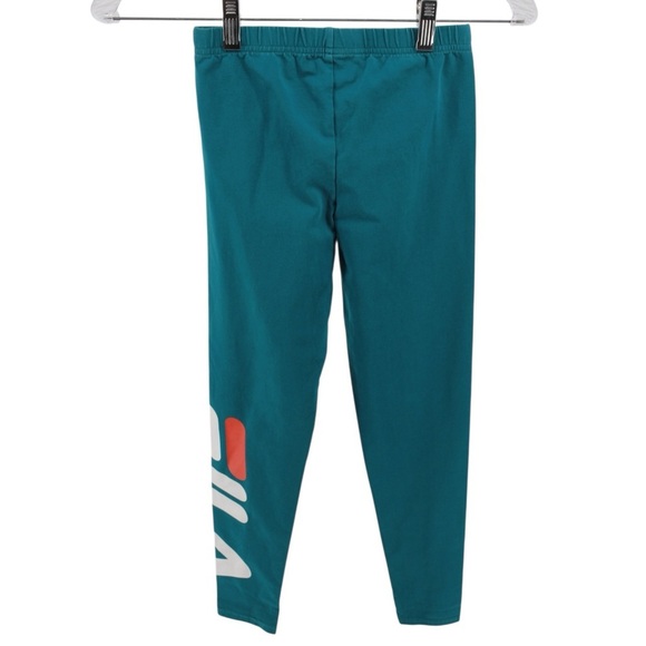 Fila Turquoise Active Athletic Training Leggings Kid's Size XS/S - Picture 5 of 10